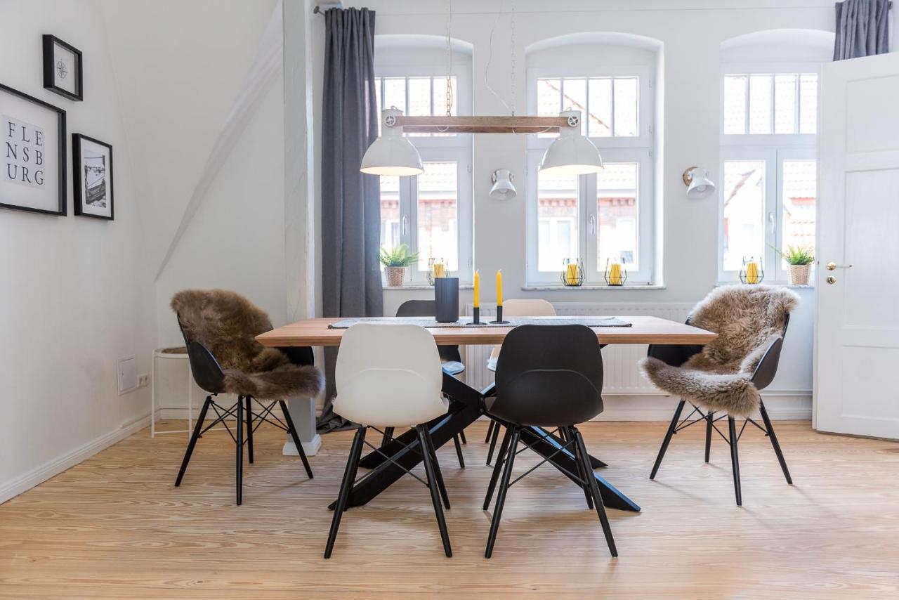 Fewo1846 - Flensburg68 - Komfortable Maisonettewohnung Fuer 6 Personen Mit Dachbalkon Im 4 Og Екстериор снимка